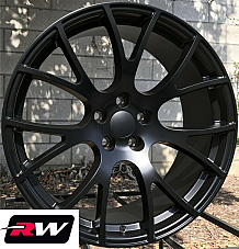 Dodge Challenger SRT Hellcat style Wheels Satin Black