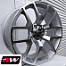 GMC Sierra 1500 OE Replica 24 inch Honeycomb Machined Silver wheels