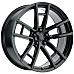 20 x9 inch Dodge Challenger OE Replica Wheels Gloss Black 2017 2018 SRT 392 Hemi