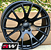 Dodge Challenger SRT Hellcat style Wheels Matte Black