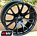 Dodge Challenger SRT Hellcat style Wheels Matte Black