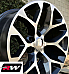 GM Accessory CK156 OE Replica 24 inch Gunmetal Machined 6 split spoke