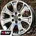 GMC 1500 Sierra Denali OE Replica 22 inch Hyper Silver Dark wheels