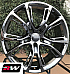 Jeep Grand Cherokee SRT8 OE Replica Spider Monkey Dark Chrome Wheels