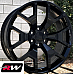 GMC Sierra 1500 OE Replica 24 inch Honeycomb Gloss Black wheels