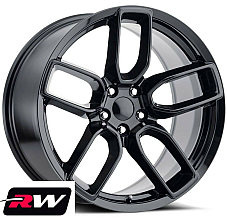 Dodge Challenger SRT Widebody OE Replica Gloss Black wheels
