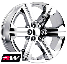 Chevy / GMC Accessory OE Replica 22 inch Chrome wheels