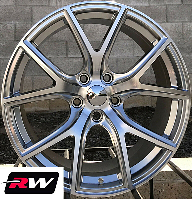 Dodge Durango Wheels 20 inch 20x9 Silver Jeep Grand Cherokee SRT OE Replica Rims