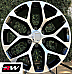 GM Accessory CK156 OE Replica 22 inch Machined Black Snowflake wheels