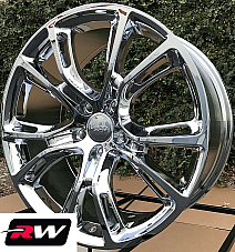 Jeep Grand Cherokee SRT8 Spider Monkey OE Factory Replica Chrome wheels