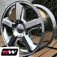 Chevy Tahoe Suburban LTZ OE Replica Wheels 20 inch Chrome