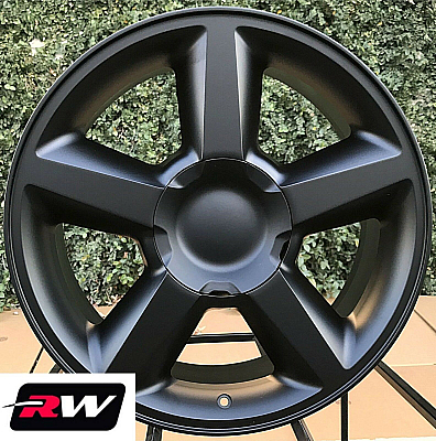 Chevy Tahoe Suburban LTZ OE Replica Wheels 20 inch Matte Black