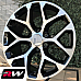 GM Accessory CK156 OE Replica 24 inch Machined Black 6 Snowflake wheels