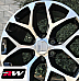 GM Accessory CK156 OE Replica 24 inch Machined Black 6 Snowflake wheels