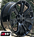 GMC 1500 Sierra Denali OE Replica  22 inch Gloss Black wheels