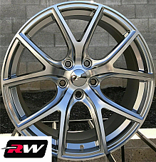 Jeep Grand Cherokee Night Edition SRT 20x9 Hyper Silver Dark Machined wheels