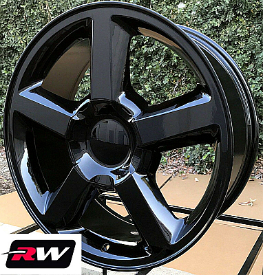 Chevy LTZ   OE Replica Wheels 20 inch Gloss Black