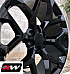 GM Accessory CK156 OE Replica 24 inch Gloss Black Snowflake wheels