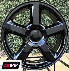 Chevy LTZ OE Replica Wheels 20 inch Gloss Black