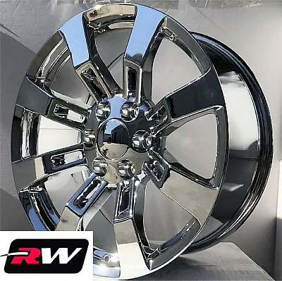 GMC Yukon Denali OE Replica 24 inch Chrome wheels