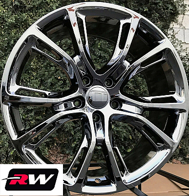 Jeep Grand Cherokee SRT8 OE Replica 20 inch PVD Dark Chrome wheels