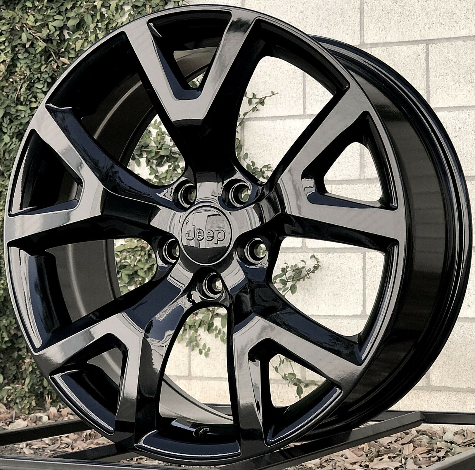 18" inch RW Wheels for Jeep Renegade 18x7.5" Gloss Black Rims 5x110