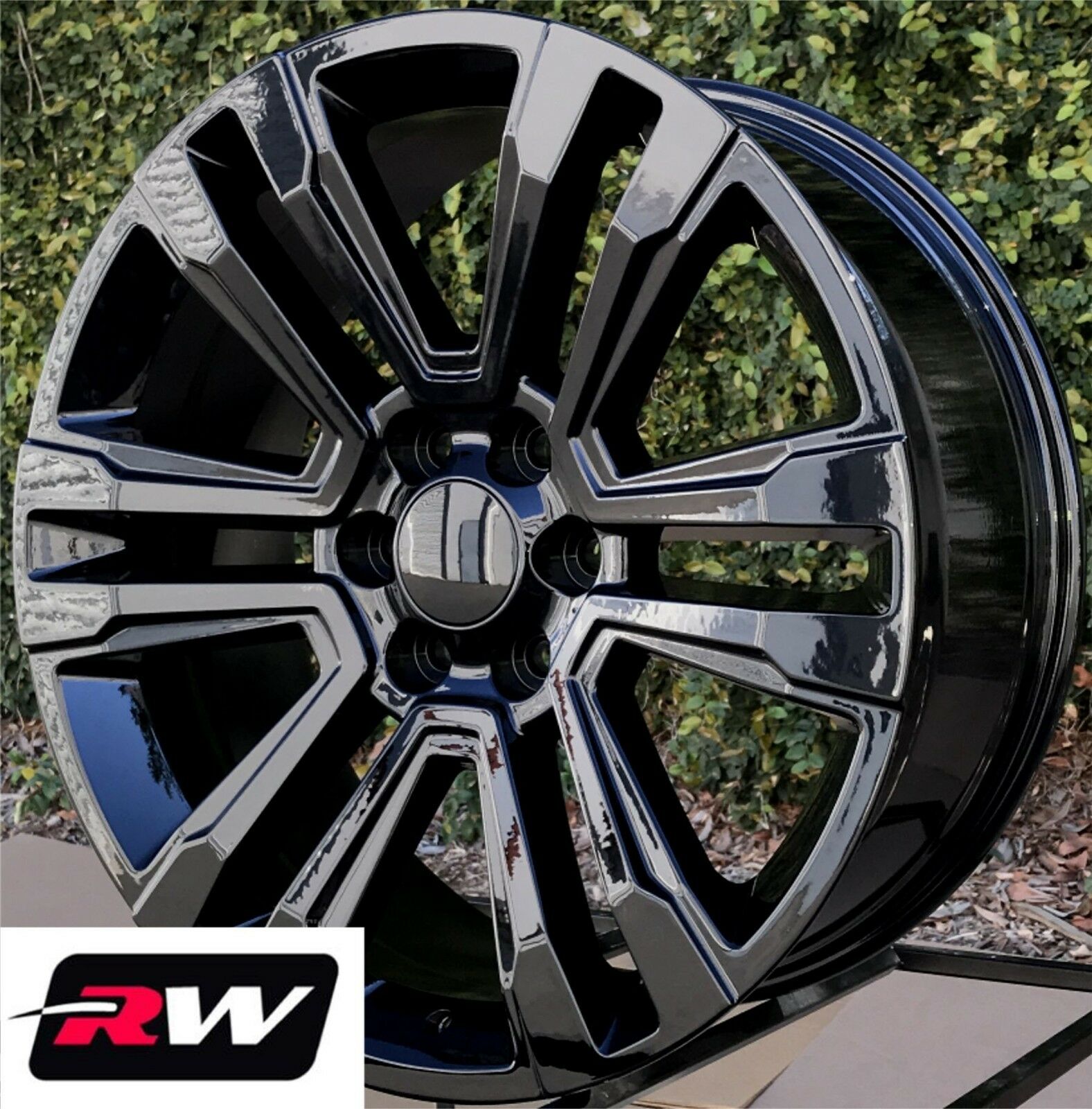 20 inch Chevy Silverado Factory Style Denali Wheels 2017 2018 Gloss ...