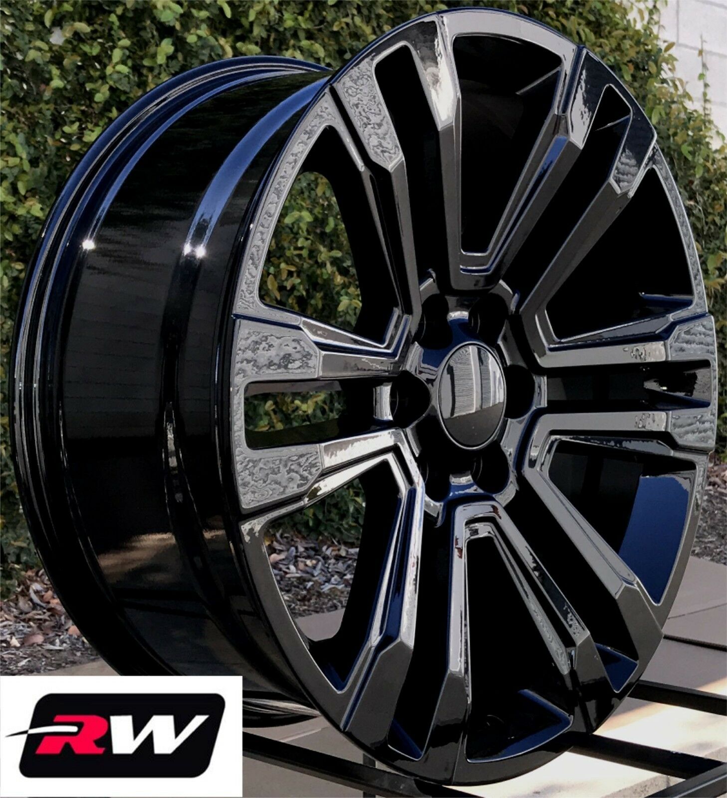 20 inch Chevy Silverado Factory Style Denali Wheels 2017 2018 Gloss
